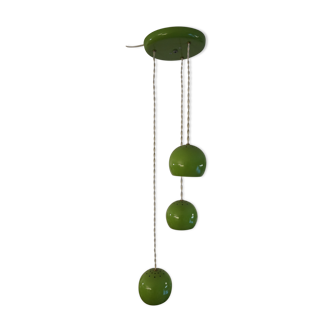 Three-ball cascading hanging lamp