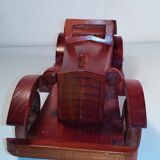 Miniature wooden car