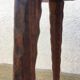 Tabouret bois exotique tripode