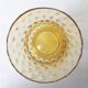 Mid-century Large Stylish Amber Glass Flower Vase / Empoli / Italy / 1970s