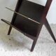 Wooden sofa end magazine holders