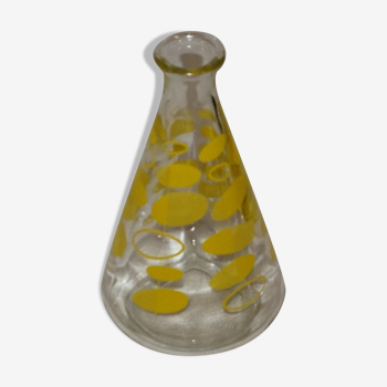 Carafe motif jaune