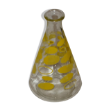 Carafe motif jaune