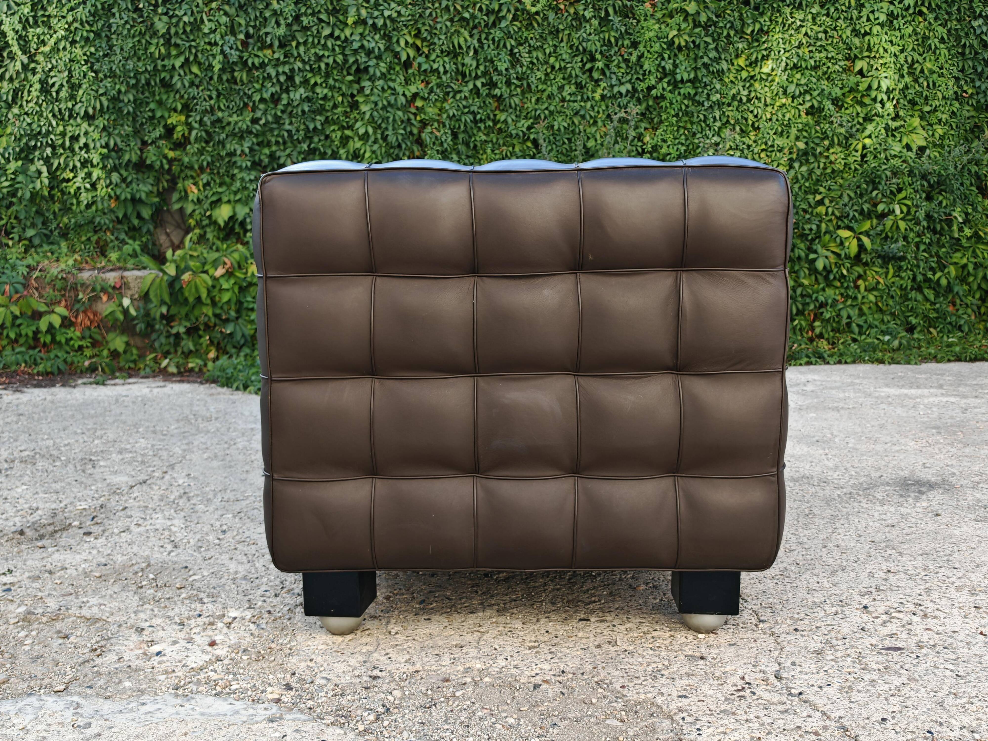 Kubus Canapé Vienna Secession Josef Hoffmann made by Wittmann