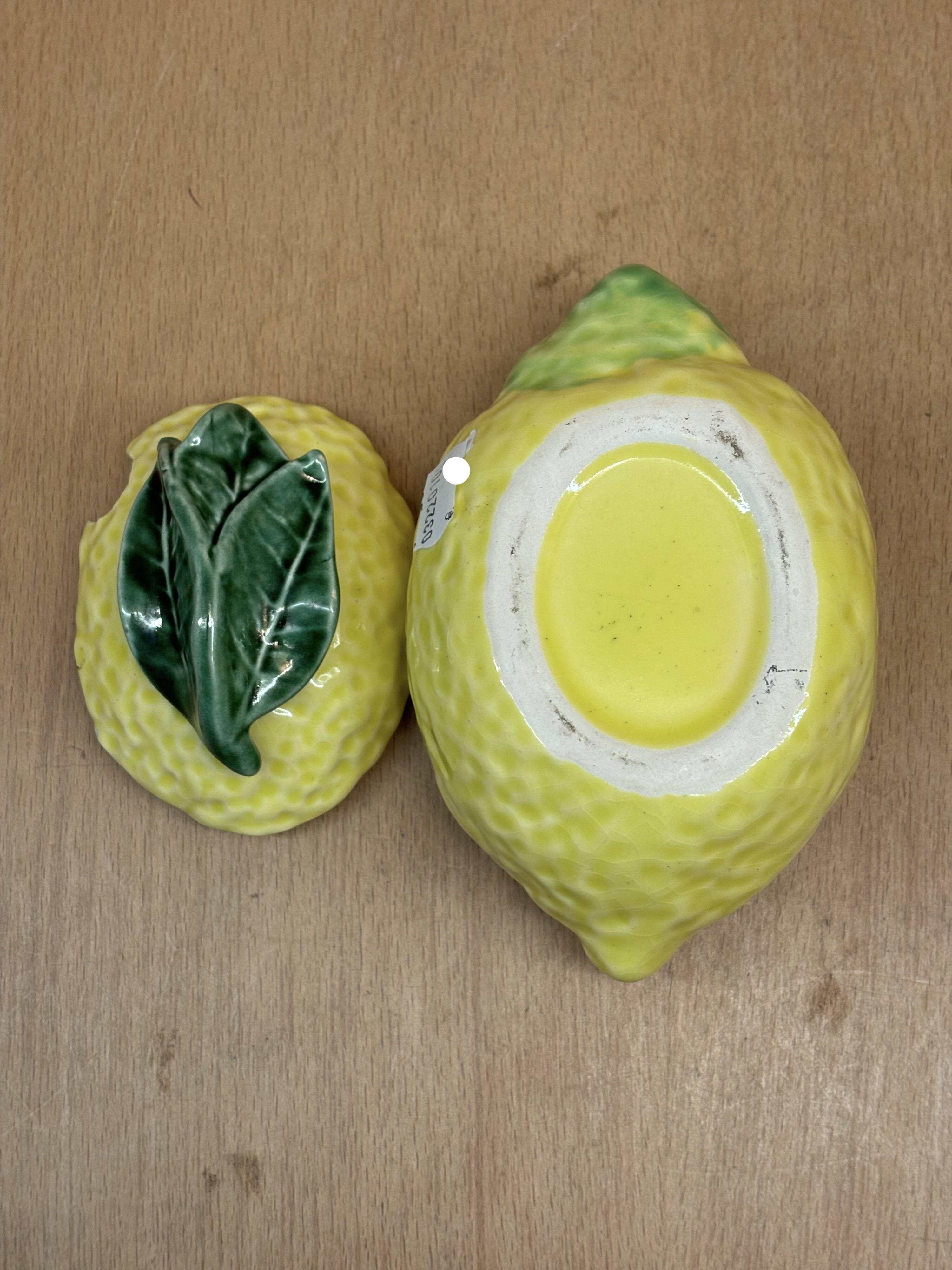 Lemon slip sugar bowl