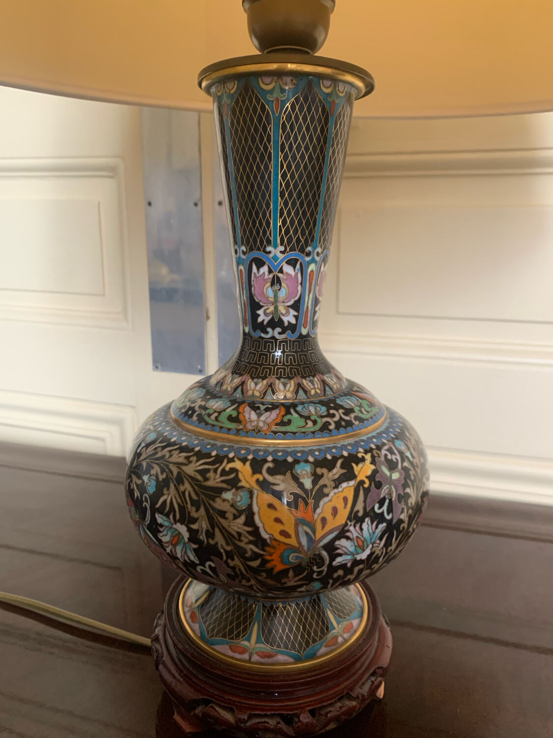 Lampe Chinoise cloisonné