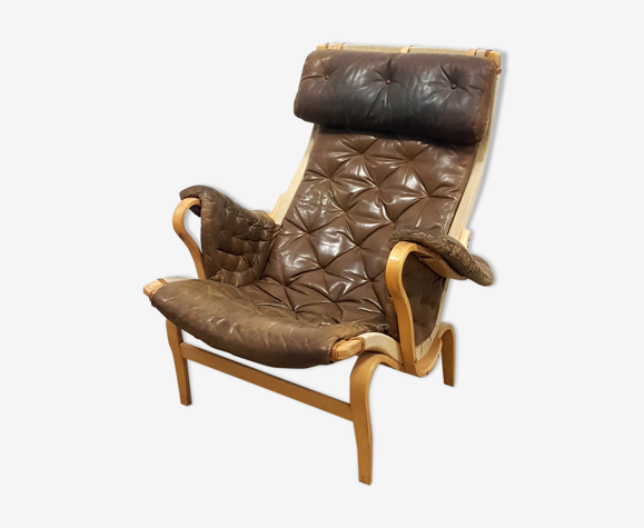 Original 1960s Pernilla lounge chair by Bruno Mathsson for Dux Sweden |  Selency