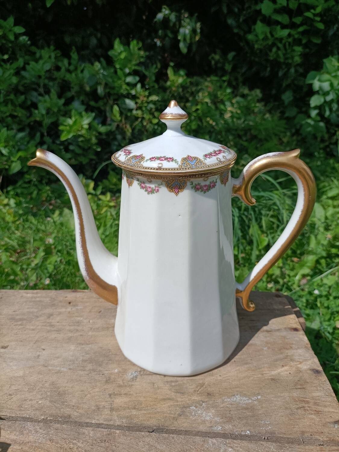 Limoges porcelain tea service - Walbecque Dewitte Armentières