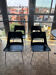 Set of 4 chairs by Kay Kørbing 1960