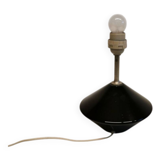 Royal Copenhagen Table Lamp made of hard pressed black glass. Model Astro