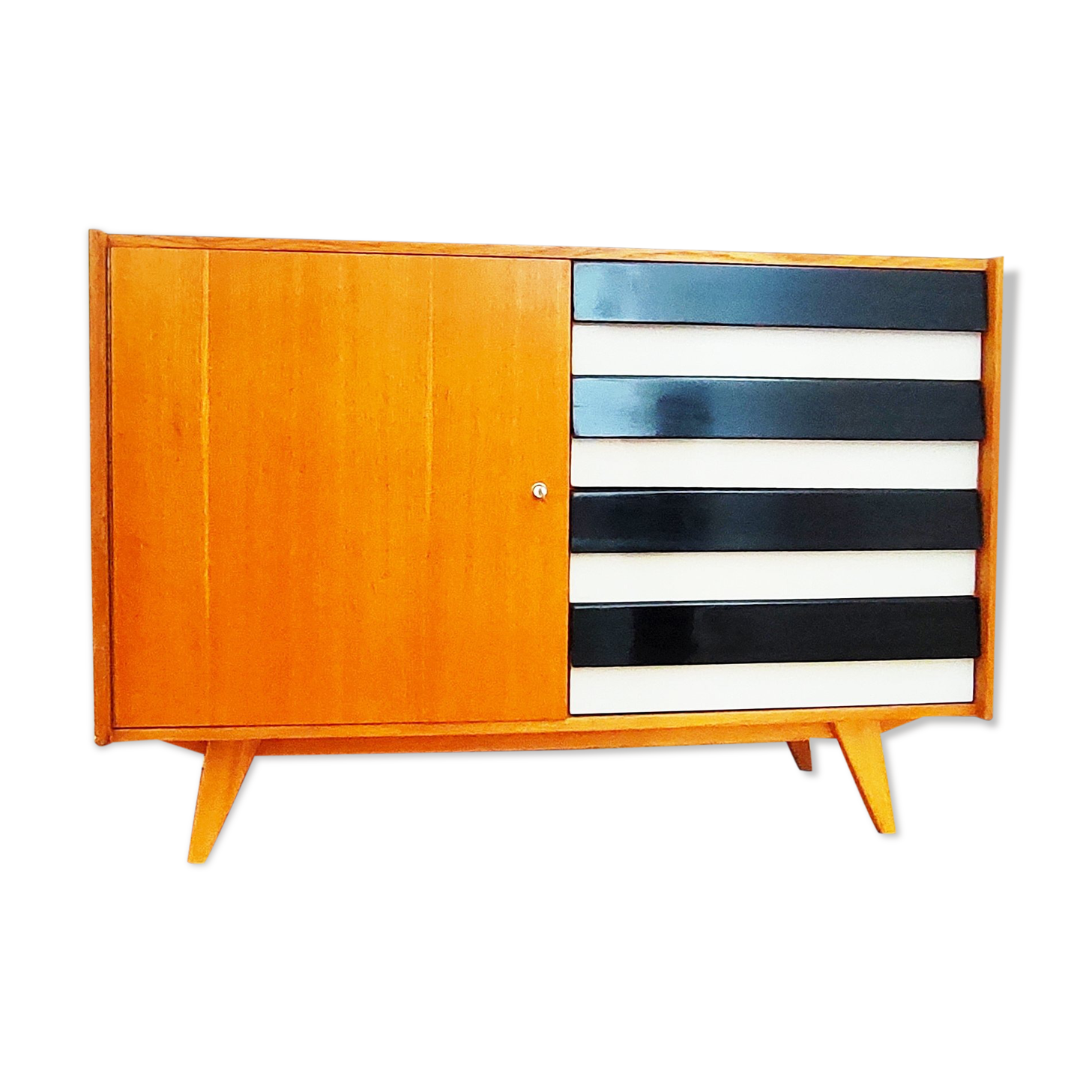 Czechoslovakian U-458 Chest of Drawers by Jiří Jiroutek for Interier Praha, 1960s