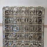 Mid century modernist rare kinkeldy square flush mount light