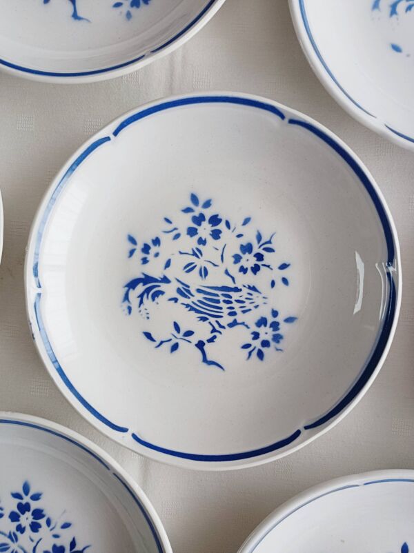 Lot de 12 assiettes creuses Moulin des loups, Alain