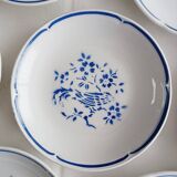 Set of 12 Moulin des Loups soup plates, Alain