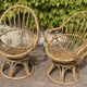 1960s Rattan Egg Chairs from France