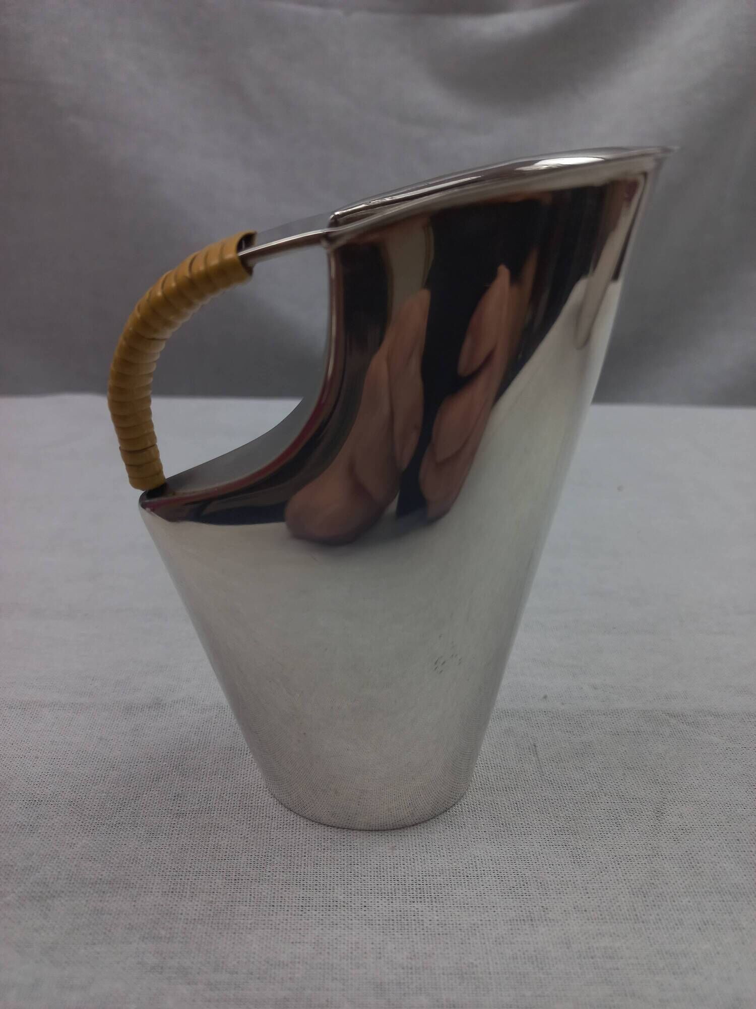 Christofle gallia como - service the lino sabattini 1957 silver metal rattan tbe