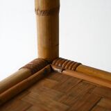Vintage bamboo bookcase