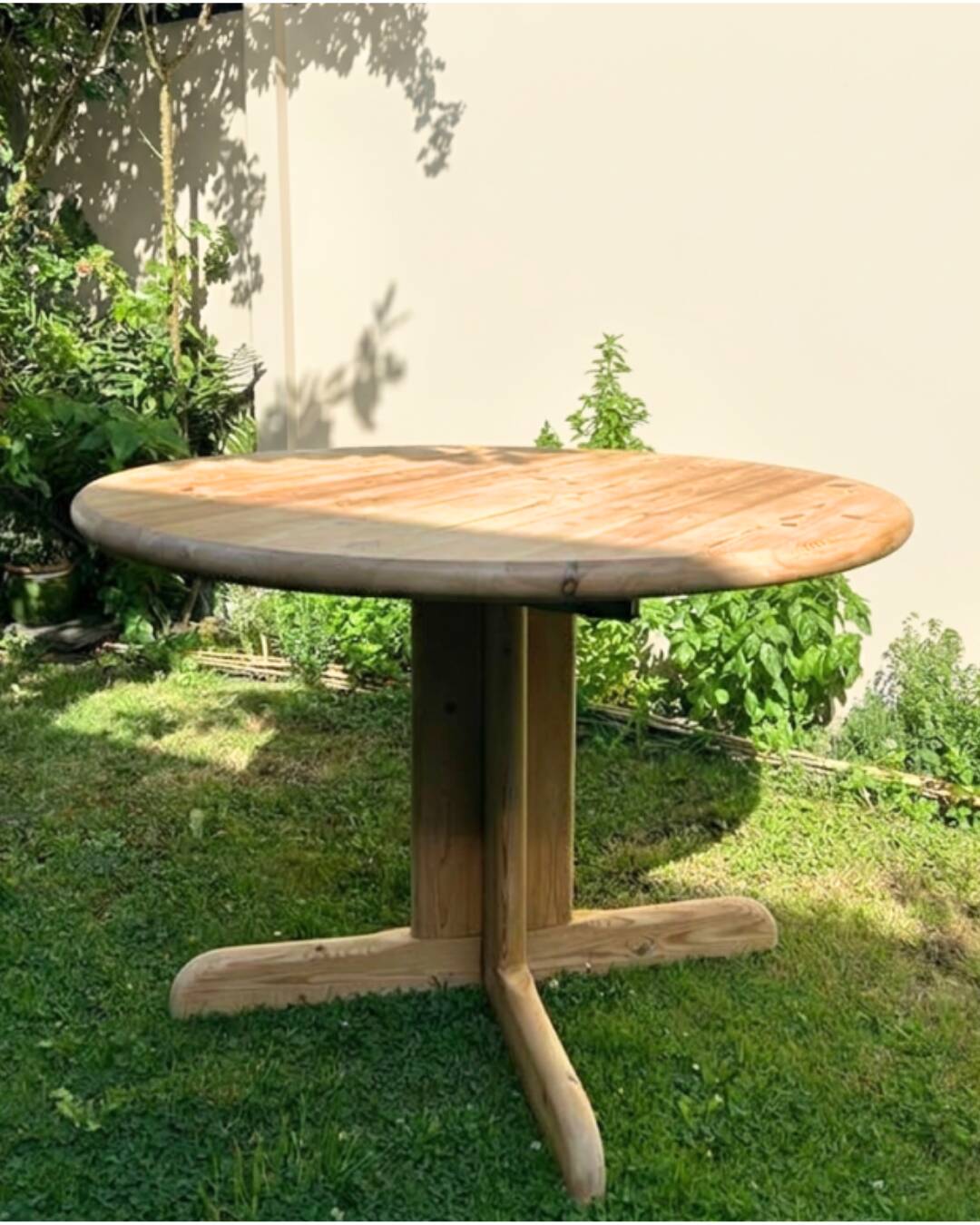 Table extensible en pin massif