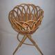 Plant rack in rattan