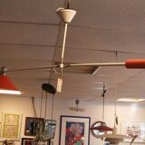 Anvia 60s rod lamp design J. Hoogervorst in the colors white and orange.