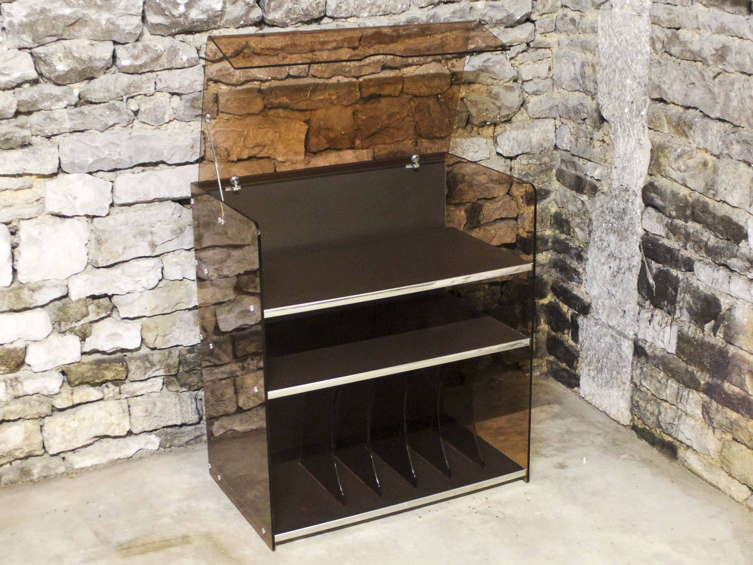 70s vinyl turntable furniture