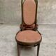 Série de 4 anciennes chaises bistrot Thonet en bois courbé