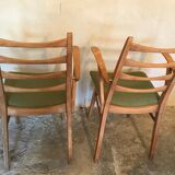 Pair of vintage chairs 1960's Scandinavian style