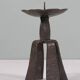 Hand forged vintage and brutalist candlestick