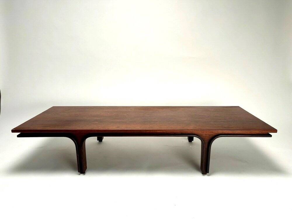 Mid-Century Italian Model 514 Coffee Table attributed to Gianfranco Frattini for Bernini, 1956