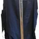 G. frattini for relco vintage chrome floor lamp with glass stems