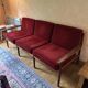 Sofa set with armchair and pouf by Arne Vodder for Glostrup.