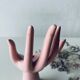 Ceramic vase and jewelry holder