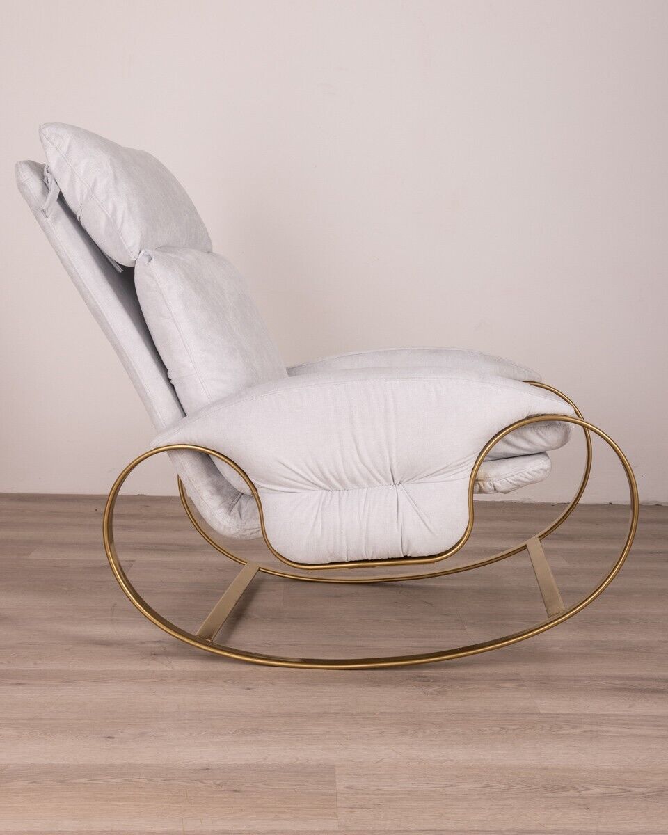 Rocking-chair vintage 70s Design G. Faleschini