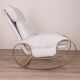 Rocking-chair vintage 70s Design G. Faleschini