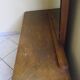 Art deco boat dressing table with large mirror 1940s