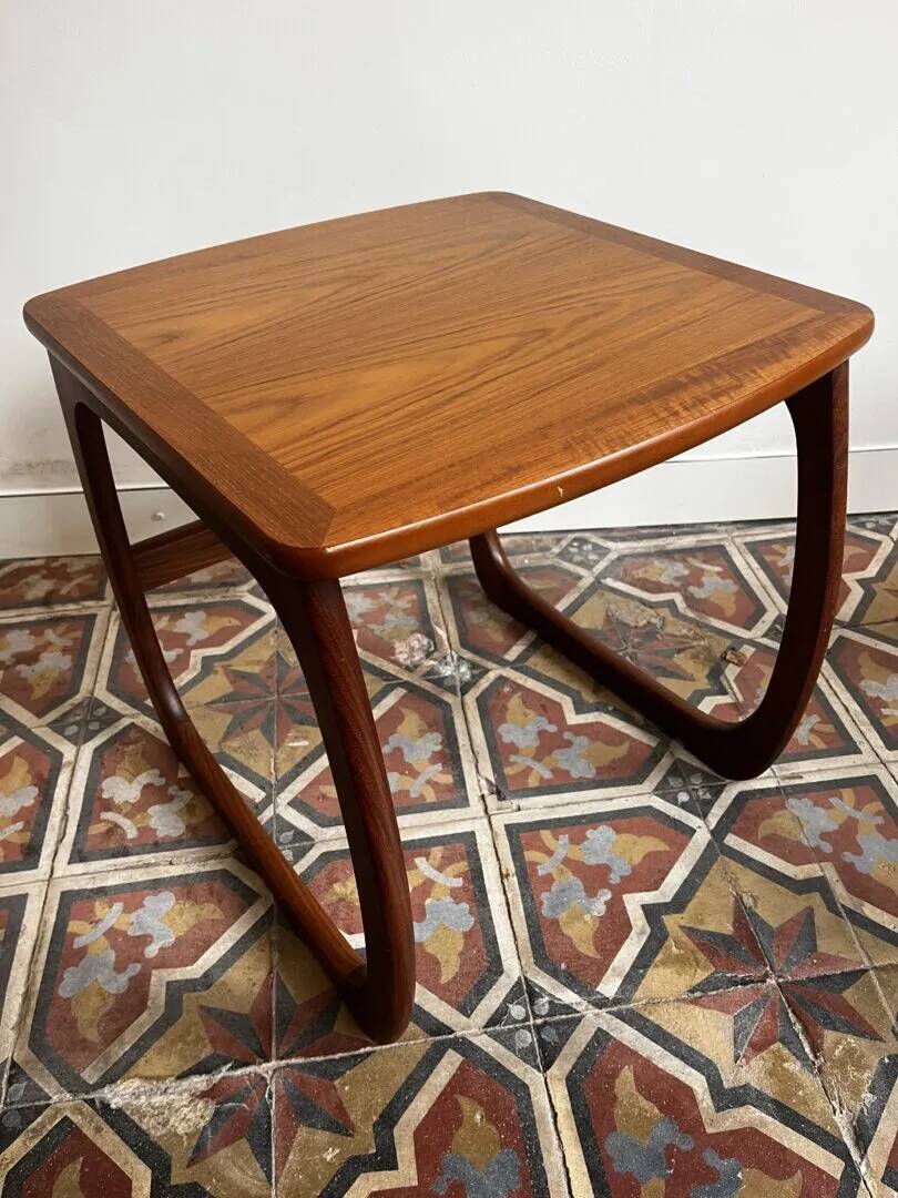 Teak nesting tables – Nathan Furniture, UK