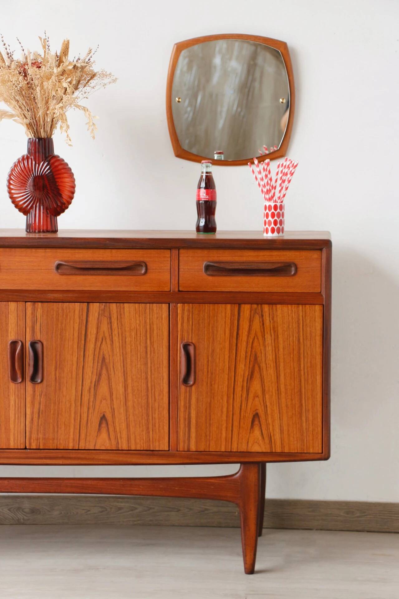 Vintage teak enfilade G-Plan – Fresco – Victor Wilkins – 1960s