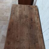Ancienne table en chêne de cuisine
