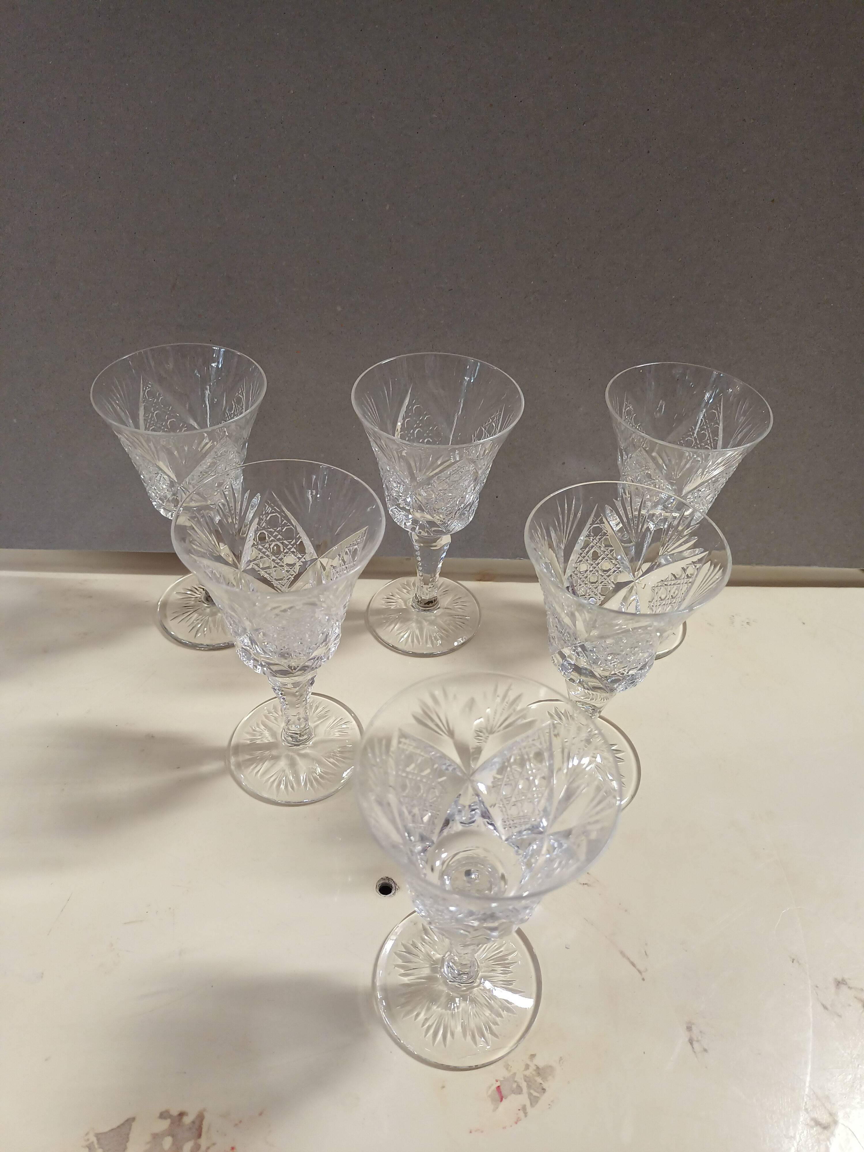 6 saint Louis glasses