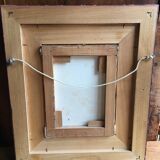 Signed flower bouquet painting