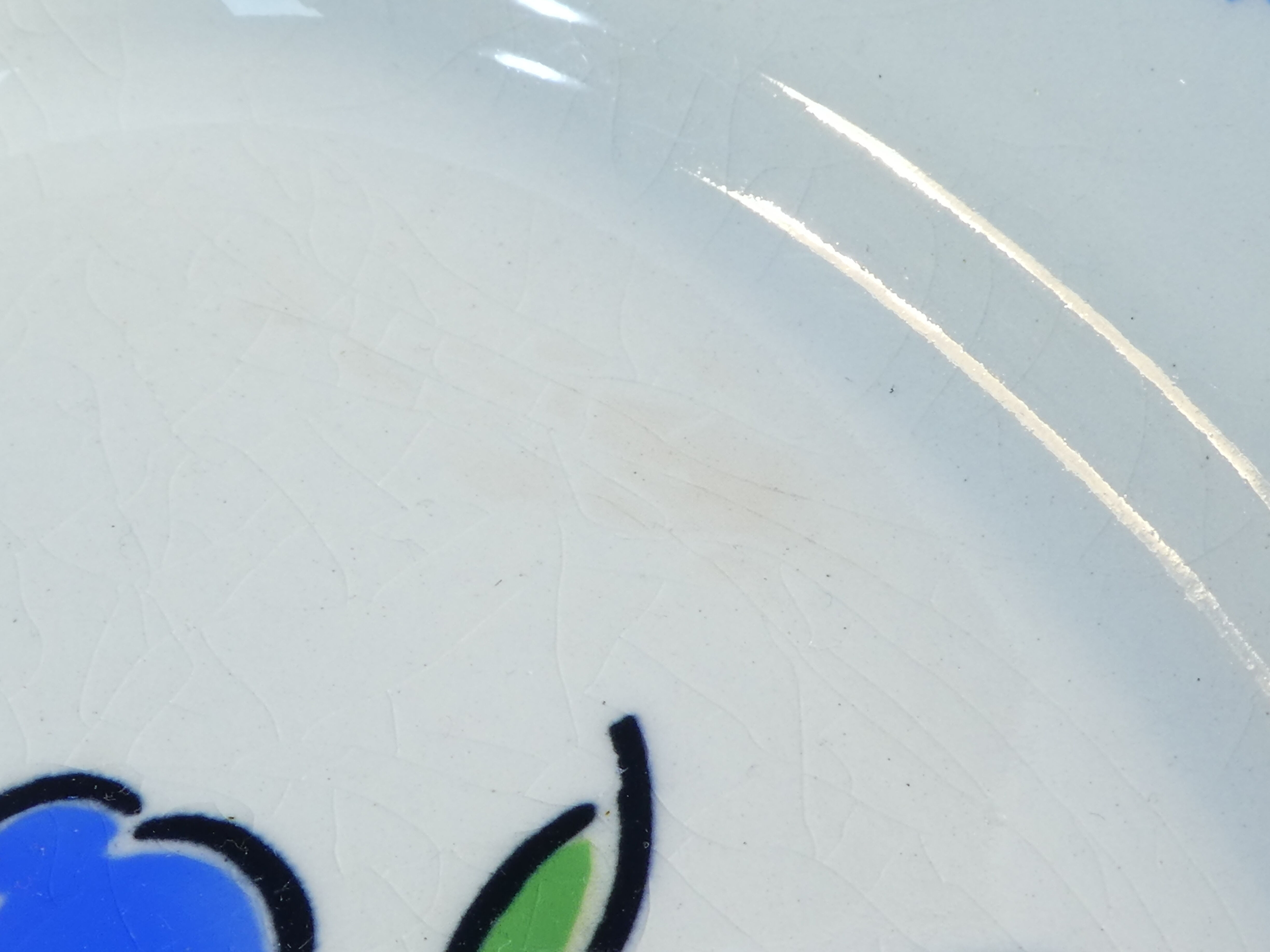 Ravines oval badonviller blue flower