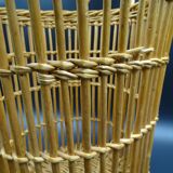 Wicker wastepaper basket