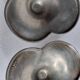 Pair of Just Andersen designer candlesticks, Denmark