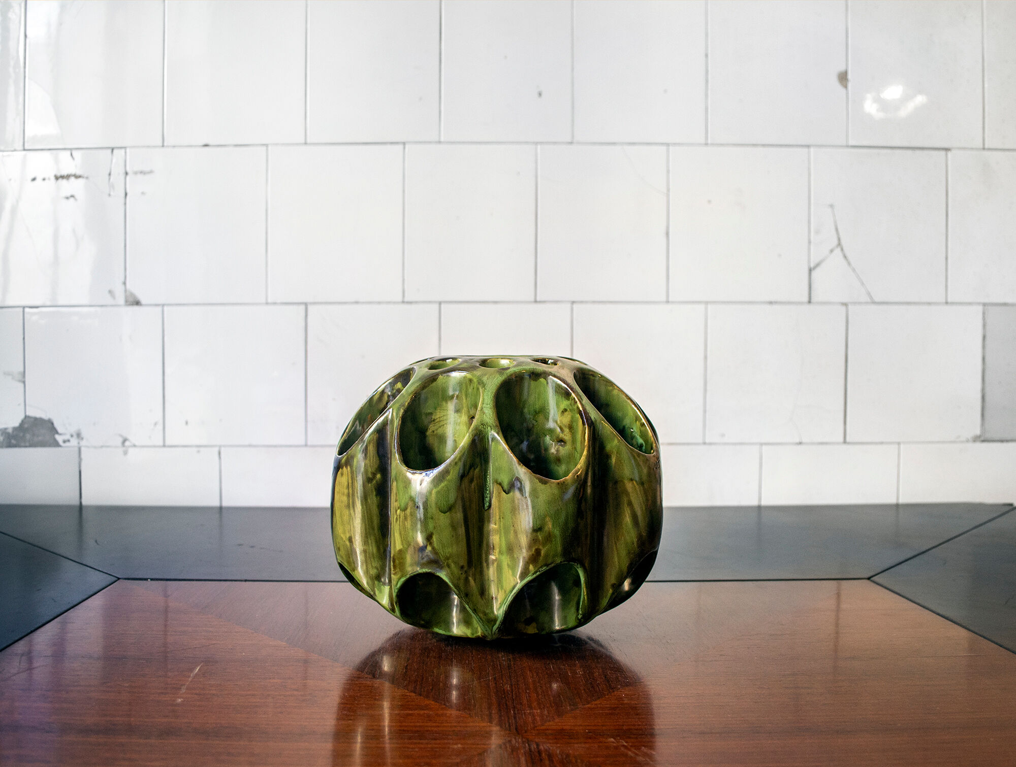 Ceramic vase-sculpture by Vladimir Pecic Zagreb Year 1973