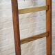 Vintage pine climbing ladder