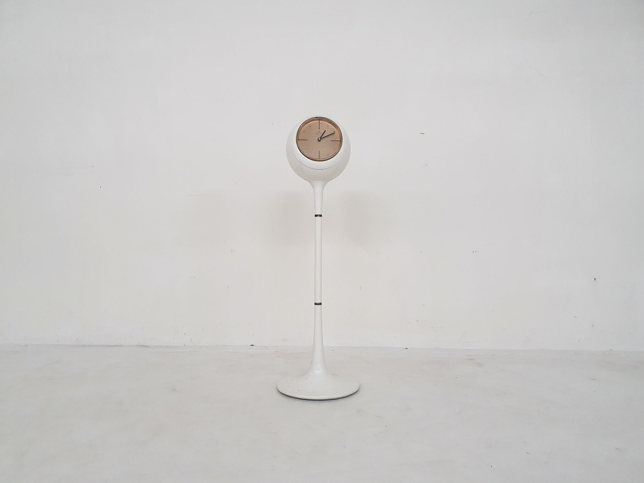 Space age standing clock by Junghans, Germany, 1970's