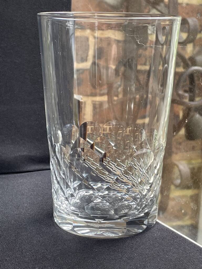 6 Baccarat tortoiseshell mugs