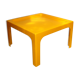 Table basse résine orange circa 1970