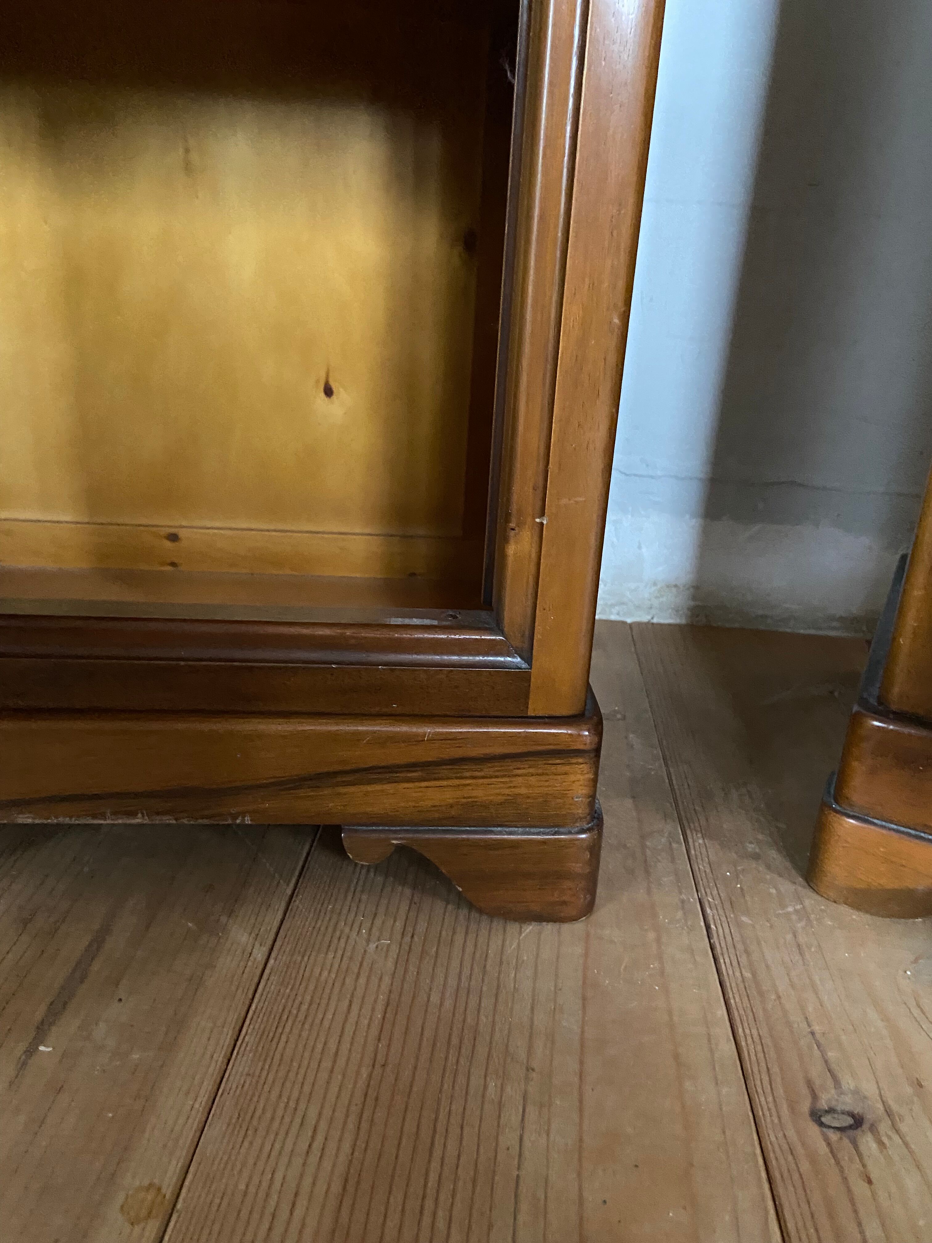 Pair of bedside tables Louis Philippe style