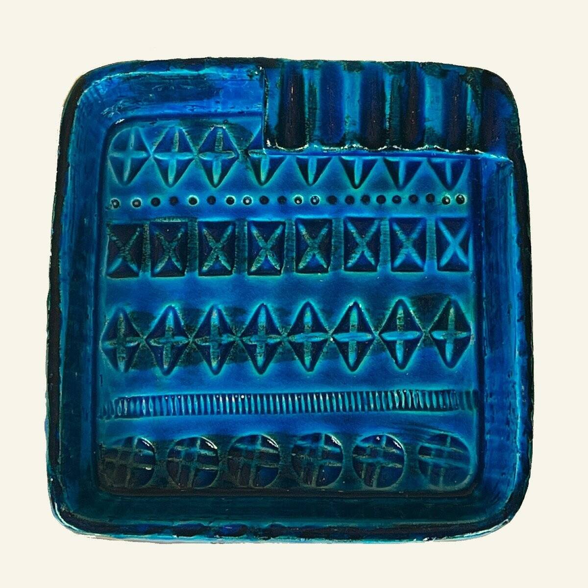 Aldo Londi for Bitossi - Rare Ashtray in Rimini Blu - 1960s